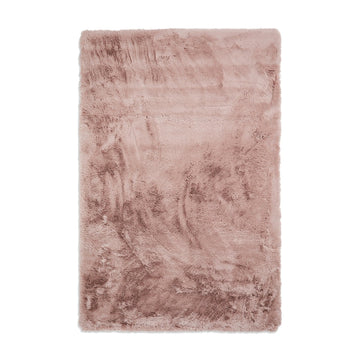 Super Teddy Super Soft Plush Hi Pile Silky Faux Fur Shaggy Rose Rug-Think Rugs-Rug Love - The Most Loved Rug Store